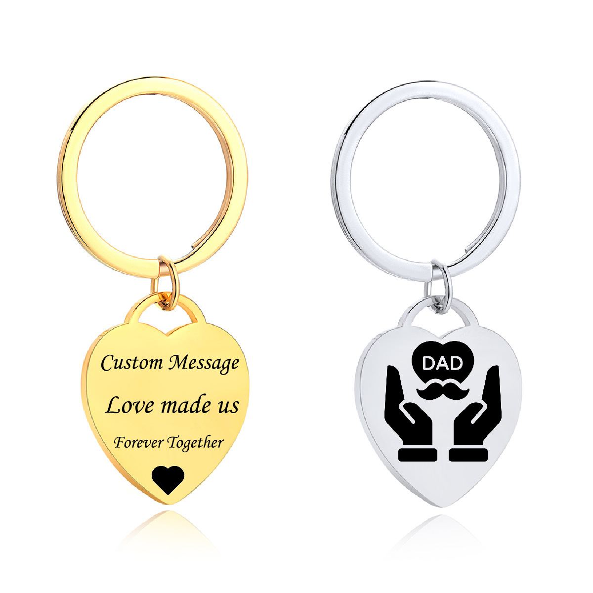 Men Accessories All - Llavero con colgante de amor con
