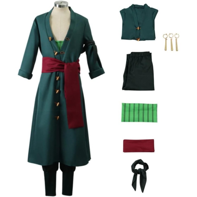 Men'S Kimono Accessories - Disfraz de Cosplay de kimono de