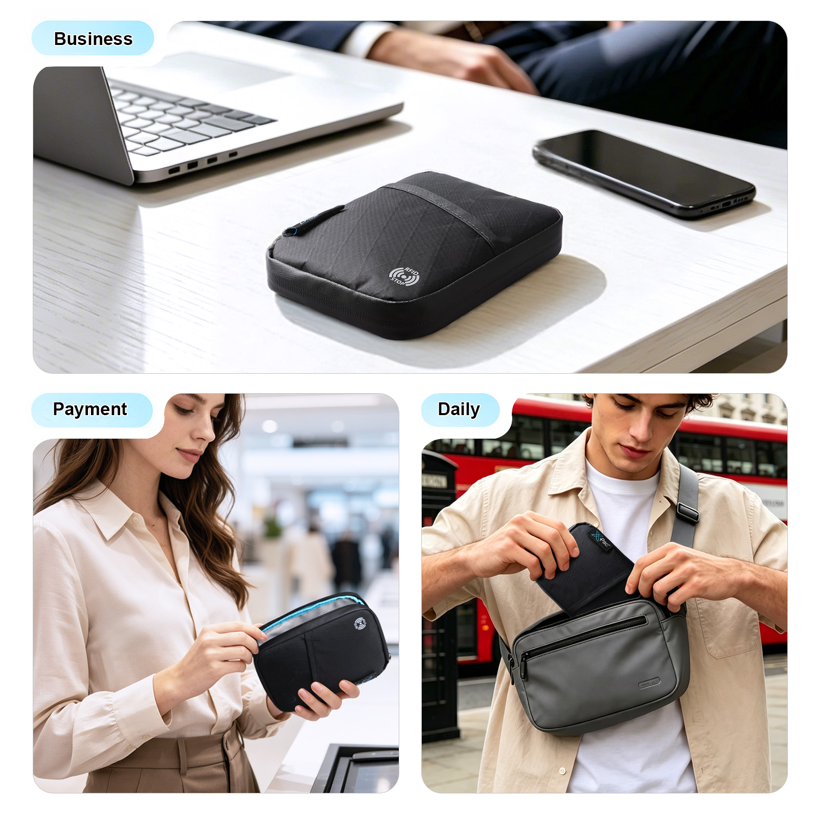 HcanKcan: mini cartera de viaj - Travel Organizer Men reseña y precio