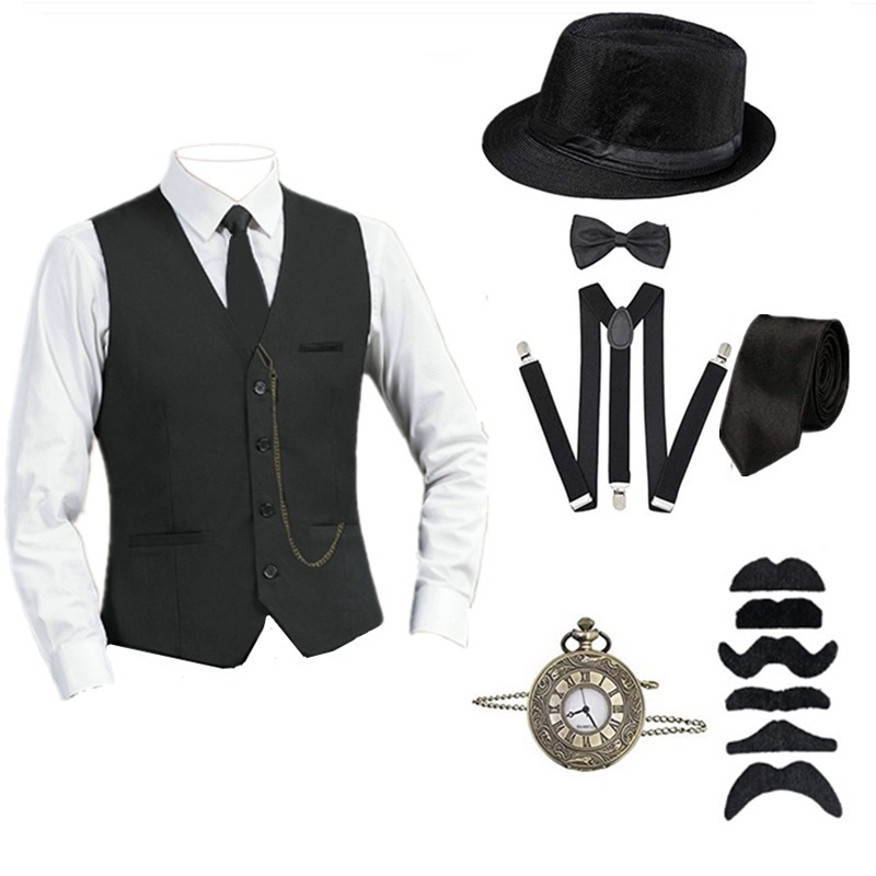 Conjunto de 8 piezas de acceso - Men'S Accessories In The 1920S reseña y precio