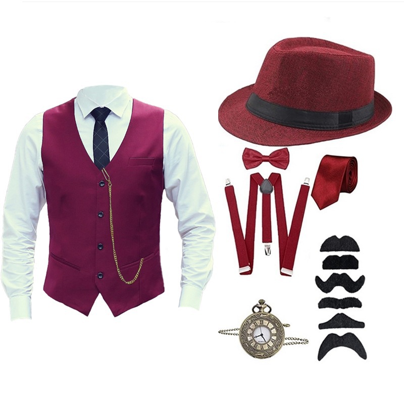 Conjunto de 8 piezas de acceso - Men'S Accessories In The 1920S reseña y precio