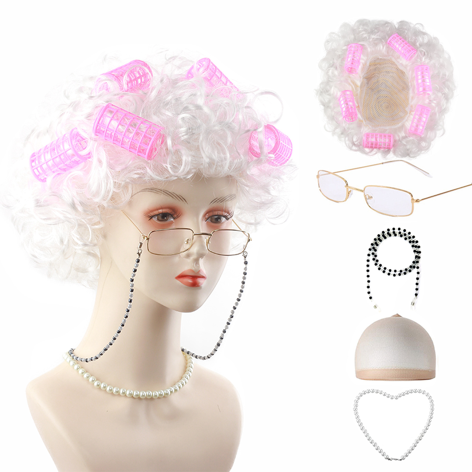 Conjunto de disfraz de anciana - Men'S Accessories In The 1920S reseña y precio