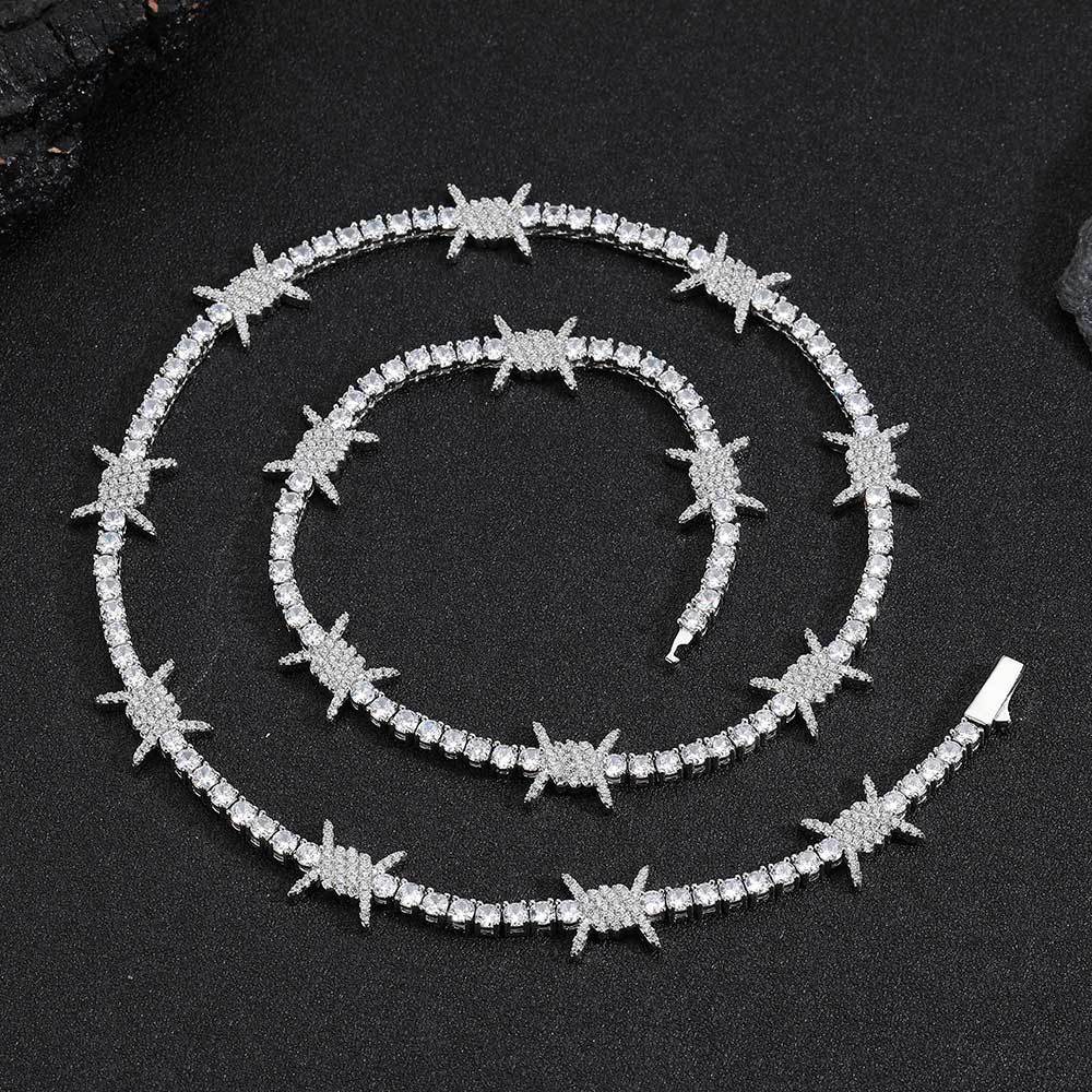 Collar de cadena de tenis con  - Men Accessories Neck Chain reseña y precio