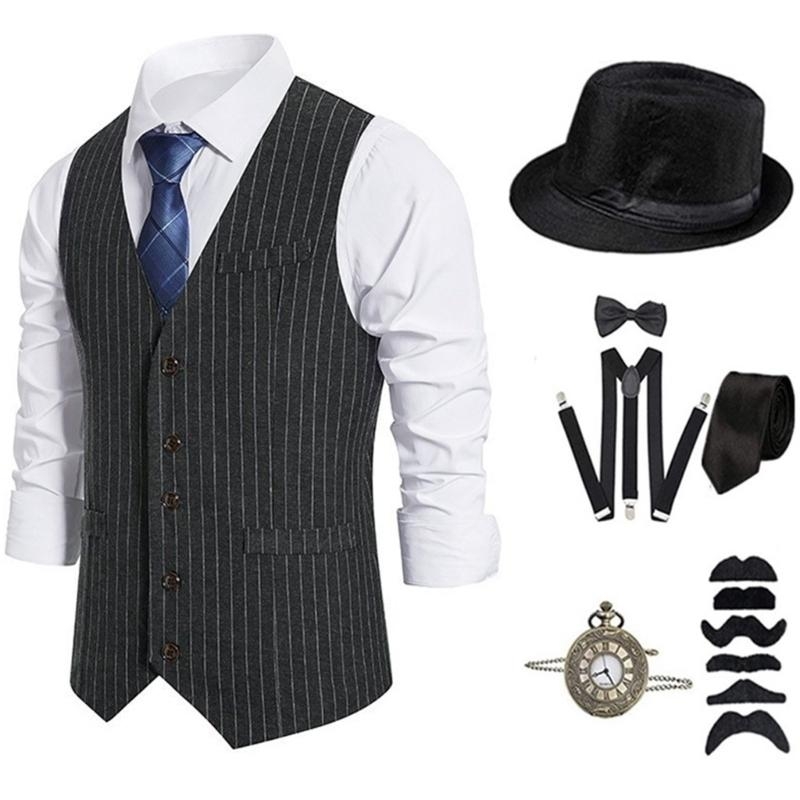 Disfraz hombres década 39BD dé - Men'S Accessories In The 1920S reseña y precio